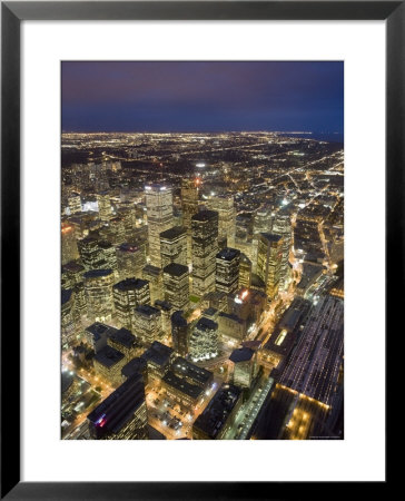 Downtown Toronto From Cn Tower Skypod Observation Deck, Toronto, Ontario, Canada by Michele Falzone Pricing Limited Edition Print image