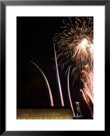 Fireworks Light Up The Air Force Memorial by Stocktrek Images Pricing Limited Edition Print image