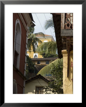 In The Latin Quarter Of Panaji, Formerly Known As Panjim, Goa, India by R H Productions Pricing Limited Edition Print image