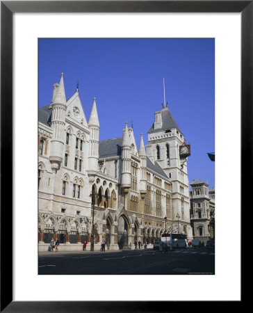 Law Courts (Royal Courts Of Justice), Fleet Street, London by Roy Rainford Pricing Limited Edition Print image