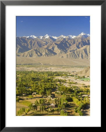 Indus Valley And Stok-Kangri Massif, Leh, Ladakh, Indian Himalayas, India, Asia by Jochen Schlenker Pricing Limited Edition Print image