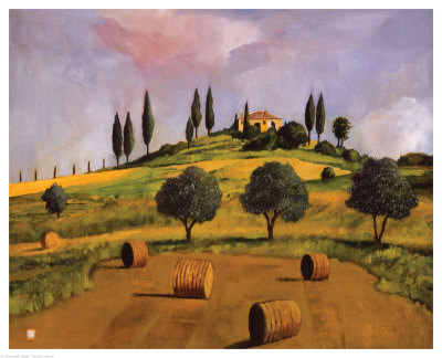 Tuscan Hillside by Judith D'agostino Pricing Limited Edition Print image