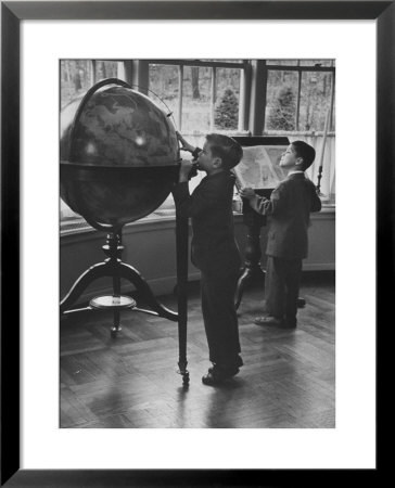 Children At A Private School by Nina Leen Pricing Limited Edition Print image