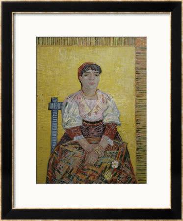 The Italian Woman (Agostina Segatori, Patron Of The Cabaret, Le Tambourin), C.1887 by Vincent Van Gogh Pricing Limited Edition Print image
