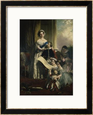 Queen Victoria And Her Children by John Callcott Horsley Pricing Limited Edition Print image