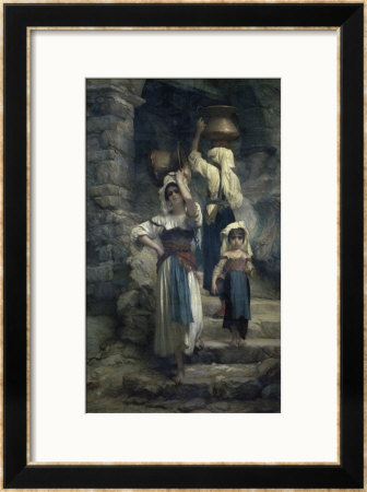 The Women Of Cervaria by Ernest Antoine Hebert Pricing Limited Edition Print image