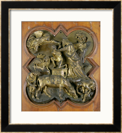The Sacrifice Of Isaac, Bronze Competition Relief For The Baptistry Doors, Florence, 1401 by Filippo Brunelleschi Pricing Limited Edition Print image