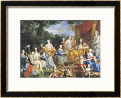 The Family Of Louis Xiv (1638-1715) 1670 by Jean Nocret Pricing Limited Edition Print image