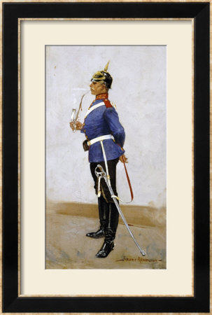 Infantry Officer, Full Dress by Frederic Sackrider Remington Pricing Limited Edition Print image