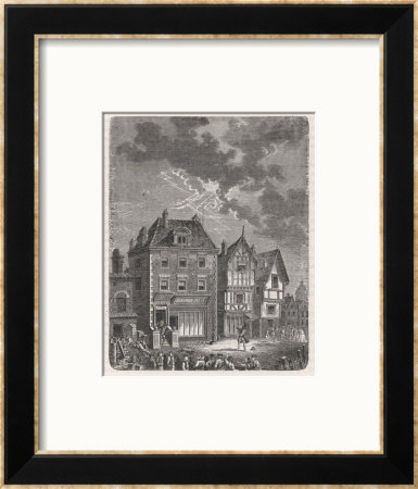 Benjamin Franklin's First Lightning Conductor On Benjamin West's House by Lebreton Pricing Limited Edition Print image