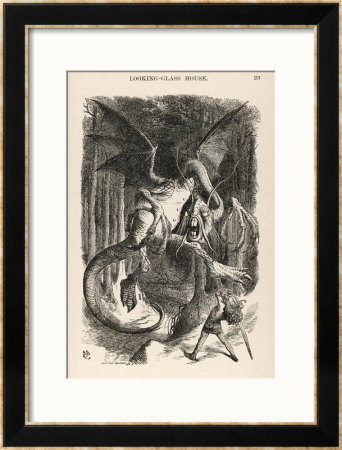 The Jabberwock by John Tenniel Pricing Limited Edition Print image