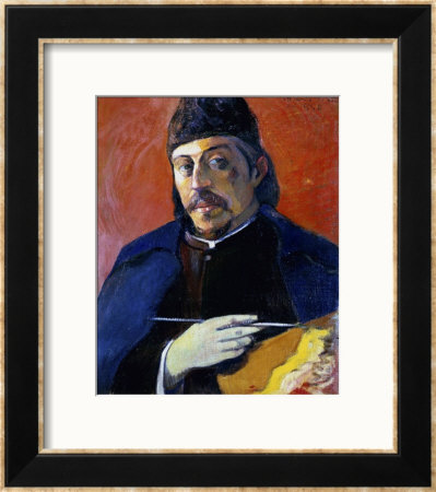 Self Portrait With Palette by Paul Gauguin Pricing Limited Edition Print image