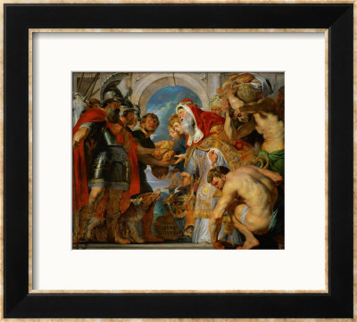 Abraham And Melchisedek by Peter Paul Rubens Pricing Limited Edition Print image
