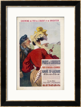Paris-Londres by Rene Pean Pricing Limited Edition Print image