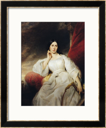 Madame Malibran In The Role Of Desdemona, 1830 by Henri Decaisne Pricing Limited Edition Print image