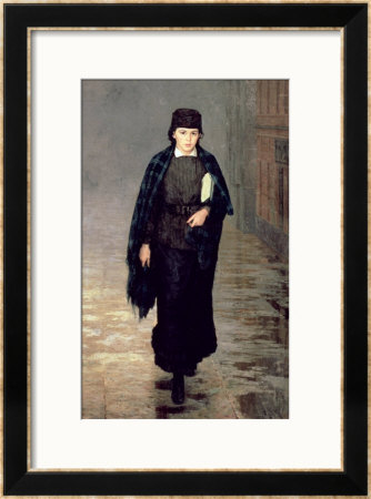 A Student, 1883 by Nikolai Aleksandrovich Yaroshenko Pricing Limited Edition Print image