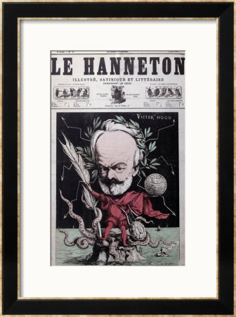 Caricature Of Victor Hugo As Zeus In Exile On Guernsey From The Front Cover Ofle Hanneton by G. Deloyoti Pricing Limited Edition Print image
