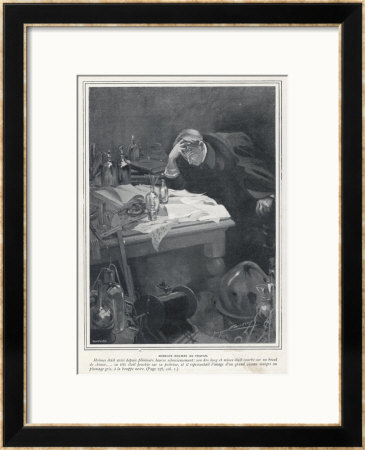 The Adventure Of The Dancing Men Sherlock Holmes Studies The Case At His Desk by Jacques Camory Pricing Limited Edition Print image