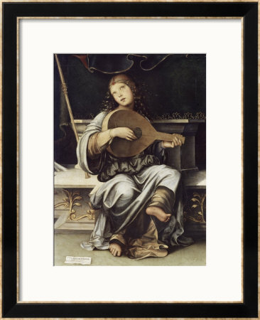 Girl With A Lute by Francesco Francia Pricing Limited Edition Print image