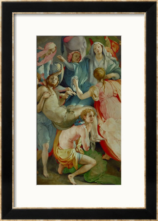 Descent From The Cross, Capponi Chapel by Jacopo Da Carucci Pontormo Pricing Limited Edition Print image