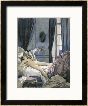 Giovanni Giacomo Casanova Chevalier De Saingalt, With Henrietta At Reggio by Auguste Leroux Pricing Limited Edition Print image