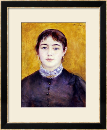 Young Woman Wearing Blue, 1879 by Pierre-Auguste Renoir Pricing Limited Edition Print image