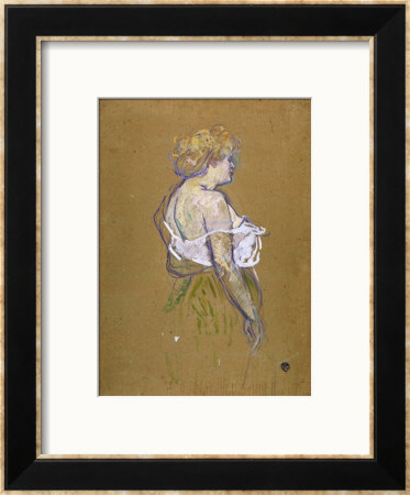 Lucie Bellanger, Circa 1895-1896 by Henri De Toulouse-Lautrec Pricing Limited Edition Print image
