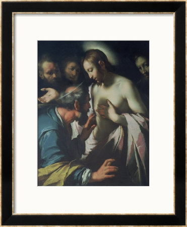 The Incredulity Of St. Thomas by Bernardo Strozzi Pricing Limited Edition Print image