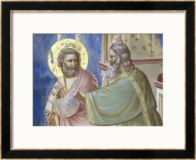 Expulsion Of Joachim From The Temple, Detail by Giotto Di Bondone Pricing Limited Edition Print image