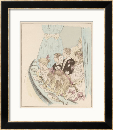 Party Of Children Enjoy The Panto At Drury Lane Theatre London by Mars (Maurice Bonvoisin) Pricing Limited Edition Print image