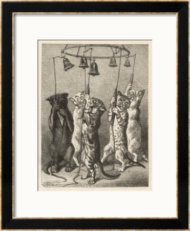 These Five Cats Have Been Taught by Harrison Weir Pricing Limited Edition Print image