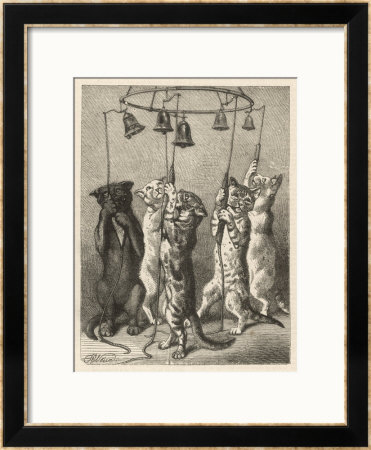 These Five Cats Have Been Taught by Harrison Weir Pricing Limited Edition Print image