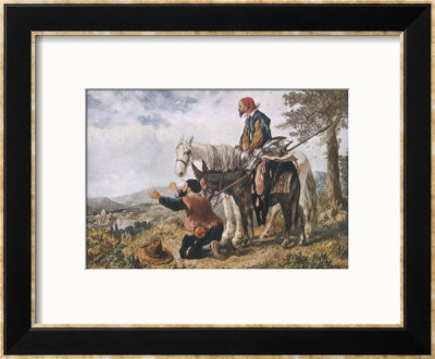 Don Quixote The Return Of Don Quixote And Sancho Panza by Sir John Gilbert Pricing Limited Edition Print image