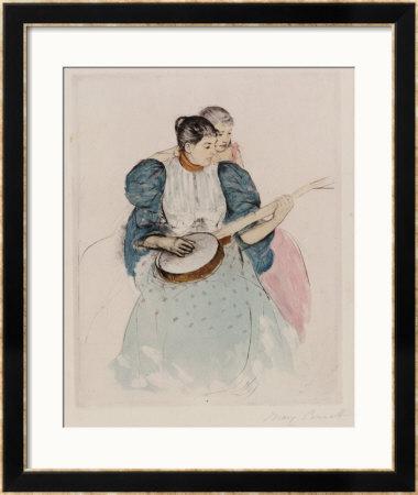 The Banjo Lesson, Circa 1893 by Mary Cassatt Pricing Limited Edition Print image