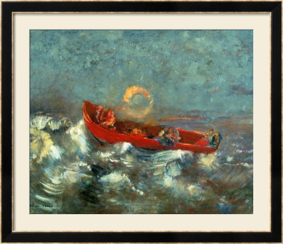 The Red Boat, 1905 by Odilon Redon Pricing Limited Edition Print image