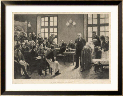 Charcot And Asylum Patient by A. Lurat Pricing Limited Edition Print image