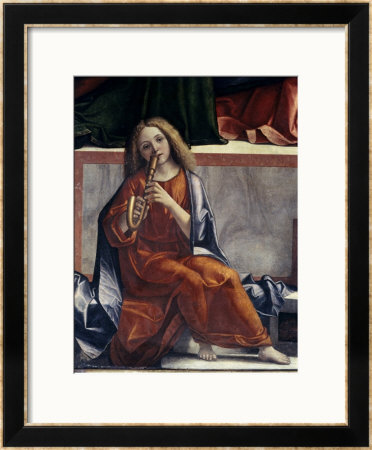 Child With Wind Instrument by Vittore Carpaccio Pricing Limited Edition Print image