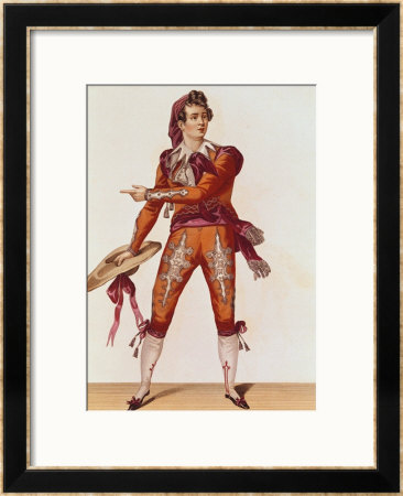 Joseph Isidore Samson In The Role Of Figaro In The Barber Of Seville by Lecurieux Pricing Limited Edition Print image