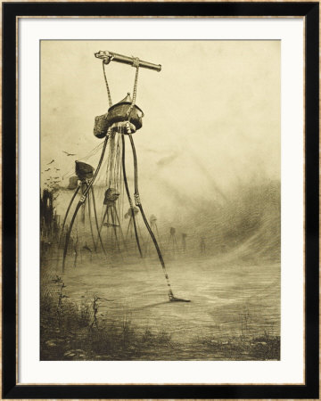 The War Of The Worlds, The Martians Fire Their Gas- Guns by Henrique Alvim Corrêa Pricing Limited Edition Print image