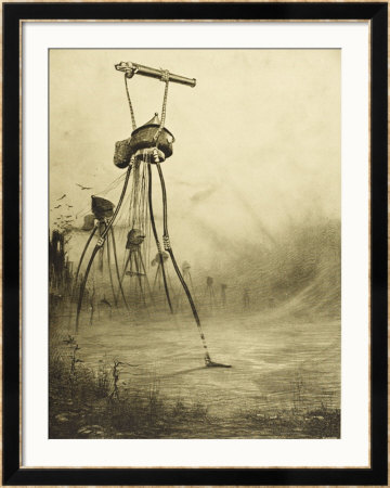 The War Of The Worlds, The Martians Fire Their Gas- Guns by Henrique Alvim Correa Pricing Limited Edition Print image