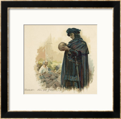 Hamlet With Yorick's Skull by Walter Paget Pricing Limited Edition Print image