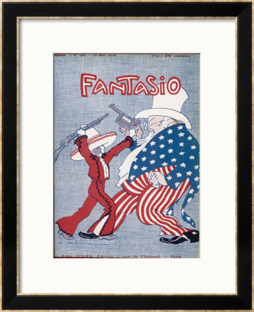 Uncle Sam Intervenes In Mexico by Auguste Roubille Pricing Limited Edition Print image