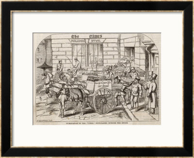 Publishing The Times Newspaper by William Mcconnell Pricing Limited Edition Print image