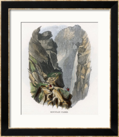 Alps: The Gemmi Pass In The Swiss Alps by J.W. Whimper Pricing Limited Edition Print image