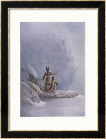Chinook Legend Of The Supernatural People Who Appeared In The Mists by James Jack Pricing Limited Edition Print image