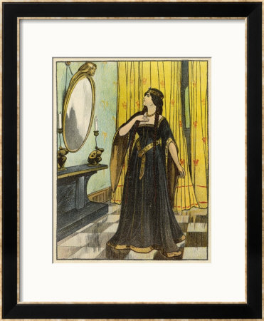 The Mirror Tells The Queen That Though She's A Good- Looking Lady For Her Years She Isn't A Patch by Willy Planck Pricing Limited Edition Print image