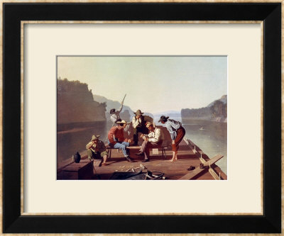 Ferrymen Playing Cards, 1847 by George Caleb Bingham Pricing Limited Edition Print image
