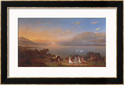 Empress Josephine (1763-1814) Arriving To Visit Napoleon (1769-1821) In Italy by Hippolyte Lecomte Pricing Limited Edition Print image