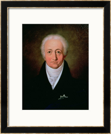 Portrait Of Johann Wolfgang Von Goethe (1749-1832), 1818 by Ferdinand Jagemann Pricing Limited Edition Print image
