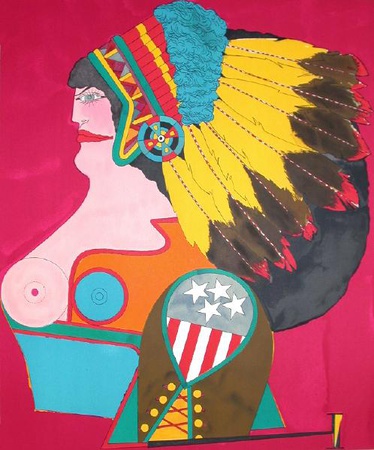 Miss American Indian by Richard Lindner Pricing Limited Edition Print image